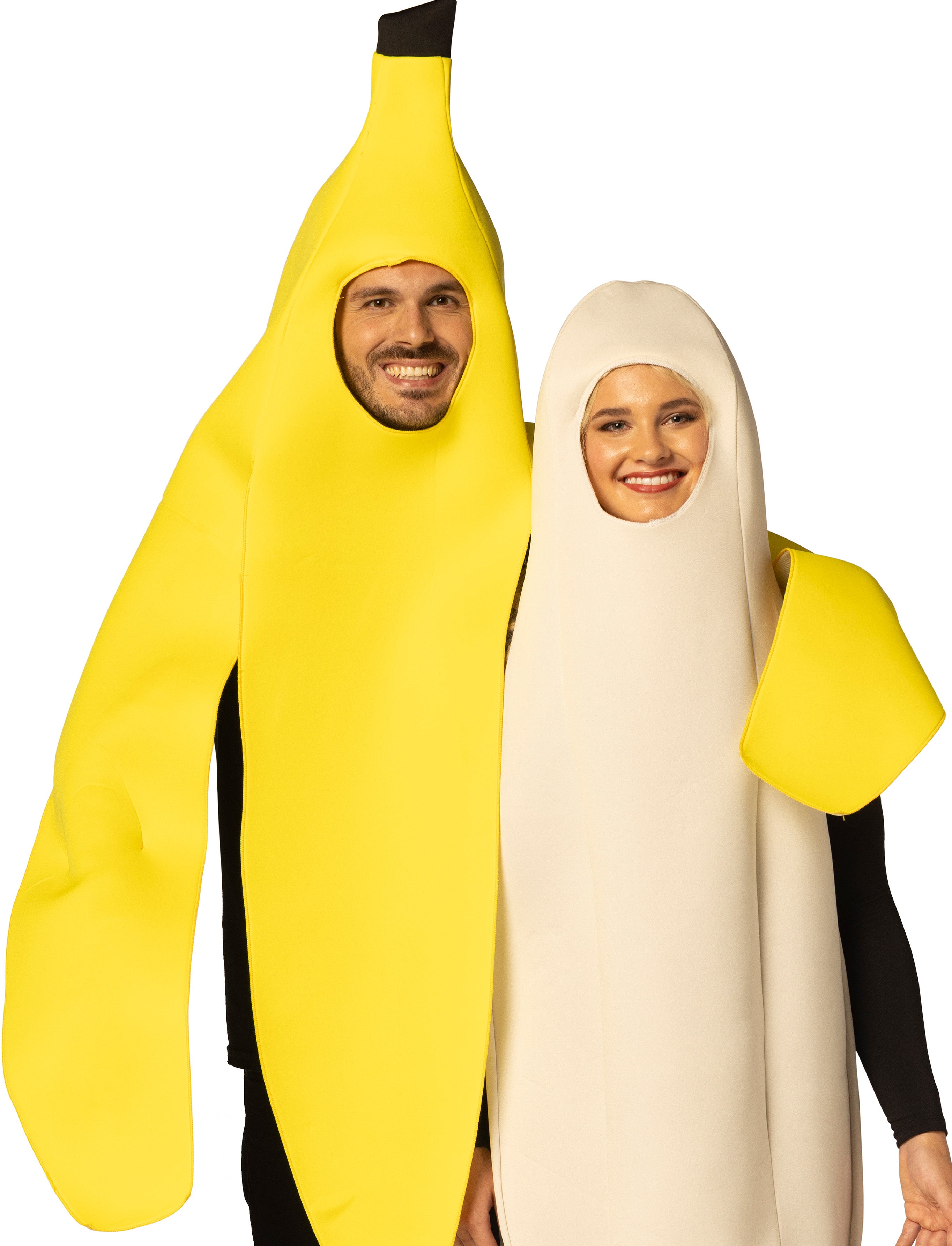 Rasta Imposta Banana Peel & Peeled Banana Paar-Kostüm Einheitsgröße