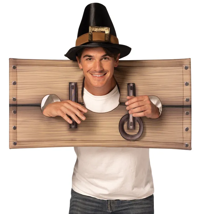 Rasta Imposta Pilgrim Stockade Kostüm mit Hut One Size