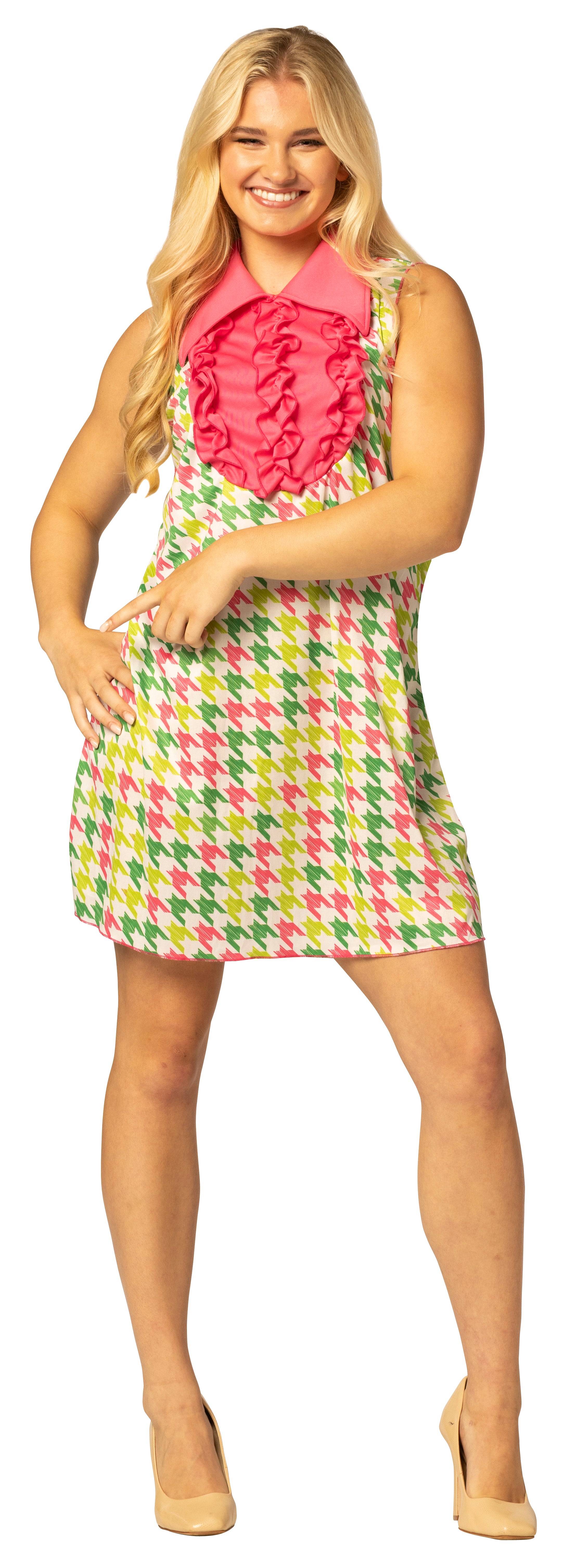 Rasta Imposta Swaggertown 70er Kostüm Damen Rosa M