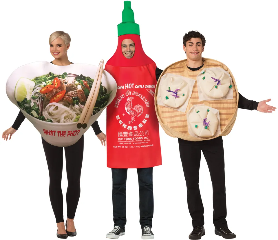Rasta Imposta Pho Noodle Buns Sriracha Gruppenkostüm 3er