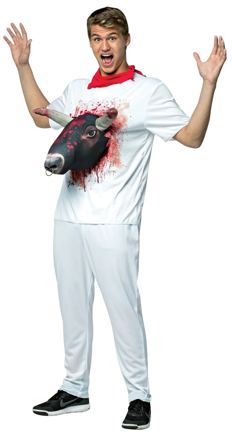 Rasta Imposta 3D Attacks Running Bulls Shirt Kostüm Schal