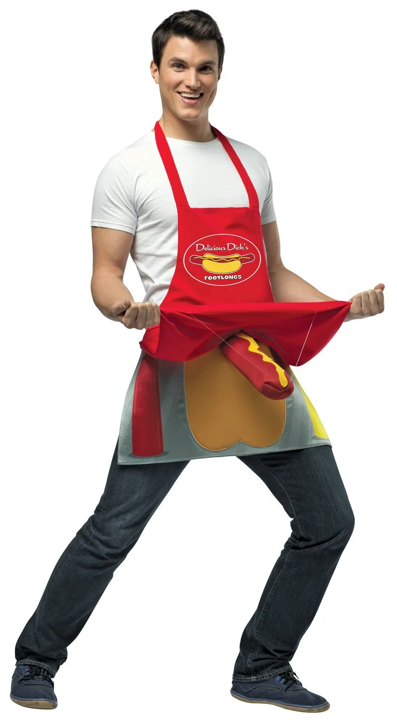 Rasta Imposta Hot Dog Vendor Kostüm Schürze Einheitsgröße