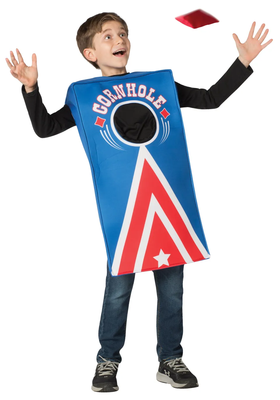 Rasta Imposta Cornhole Kinderkostüm 7-10 Schaum mit Bällen