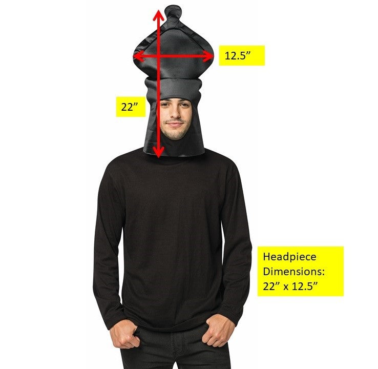 Rasta Imposta Bishop Schach Kopfteil One Size Schwarz Polyester