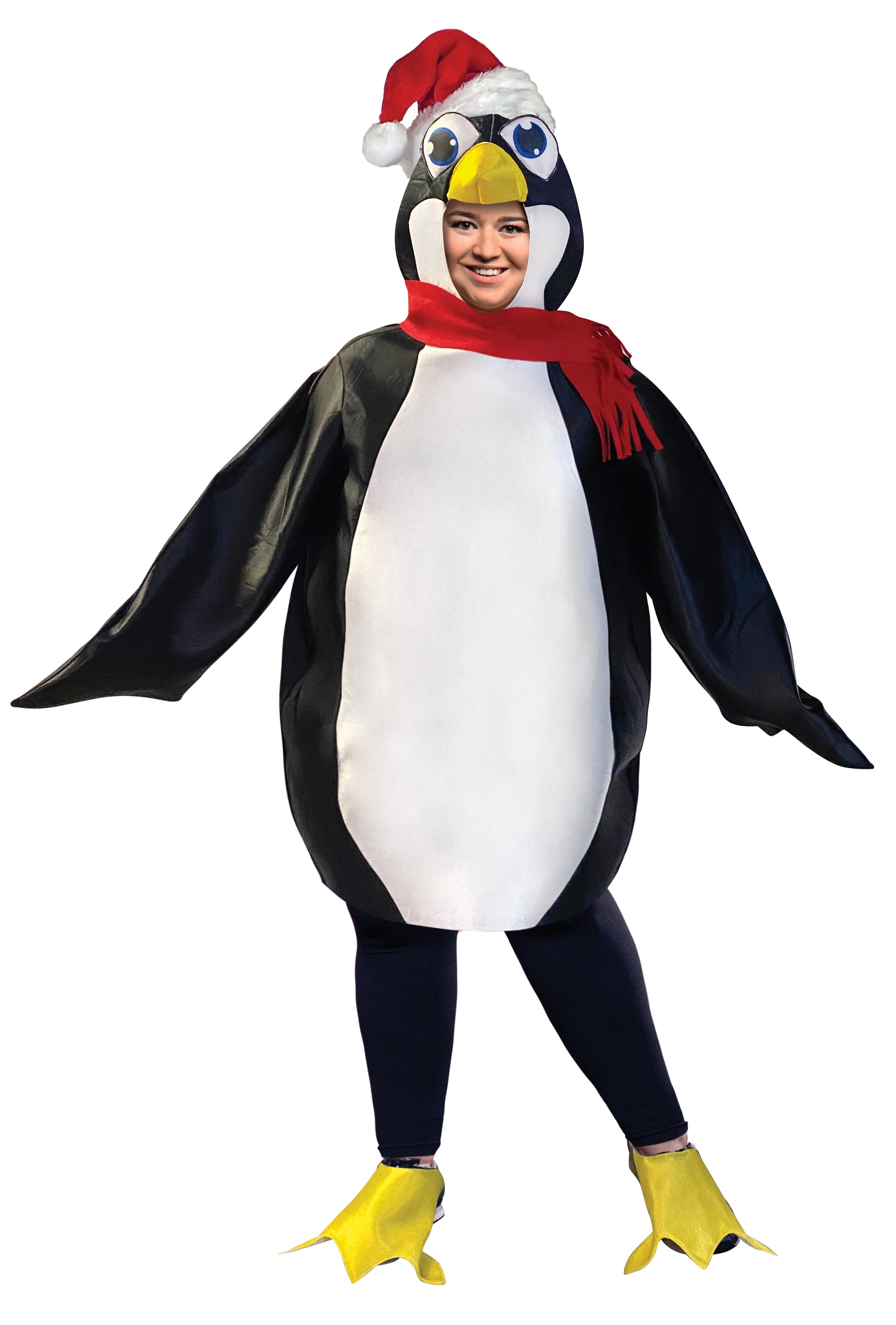 Rasta Imposta Ultimate Penguin Santa Hat Kostüm Einheitsgröße