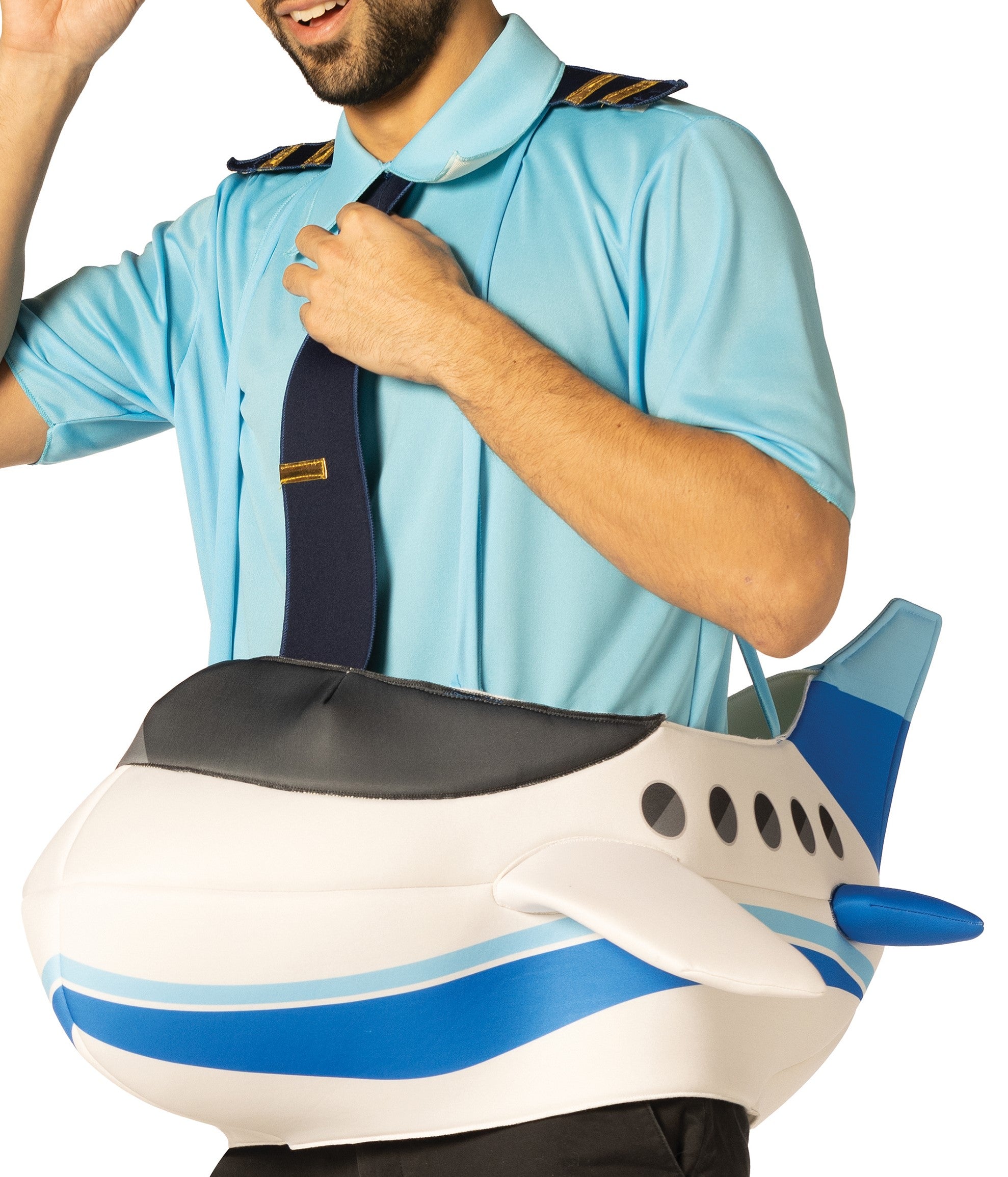 Rasta Imposta Airplane with Pilot Kostüm One Size