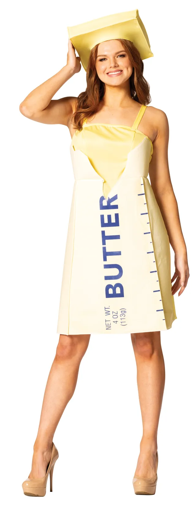 Rasta Imposta Butter Kleid-Kostüm Damen 2-8 mit Hut