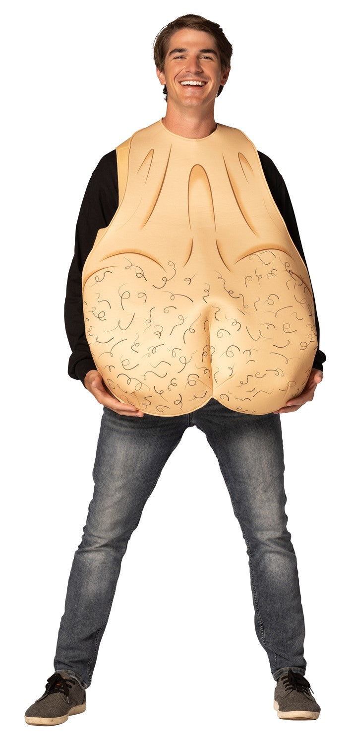 Rasta Imposta Male Ball Sac Kostüm One Size hautfarben