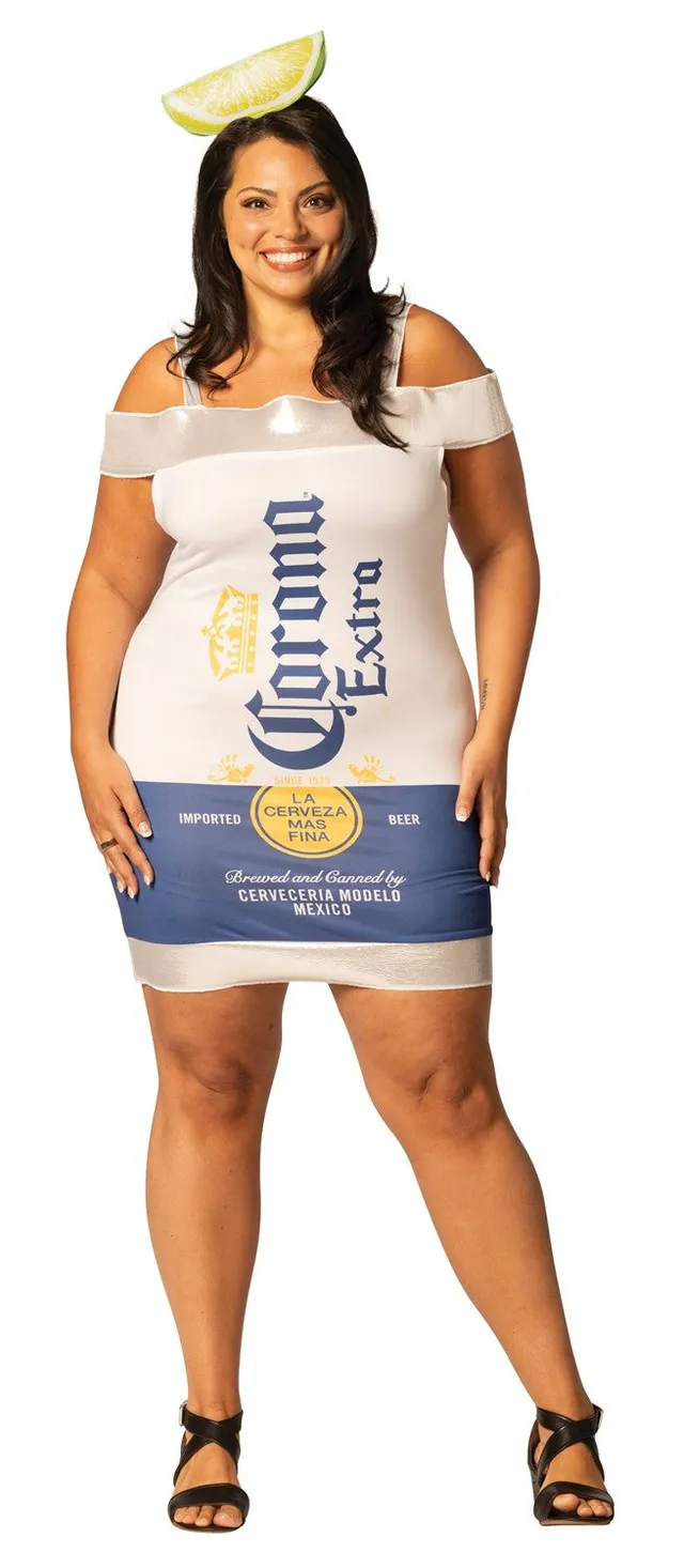 Rasta Imposta Corona Extra Bierkleid Kostüm Damen L-XL
