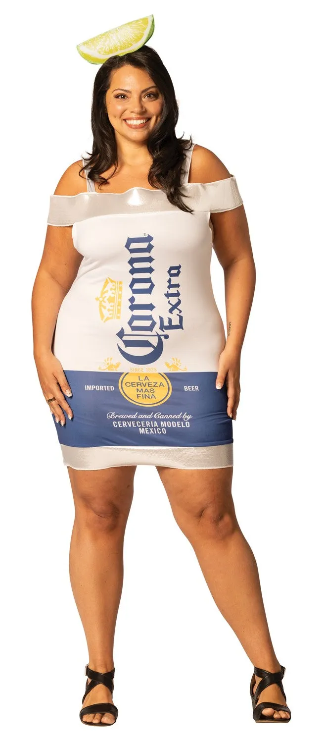 Rasta Imposta Corona Extra Bierkleid Kostüm Damen L-XL