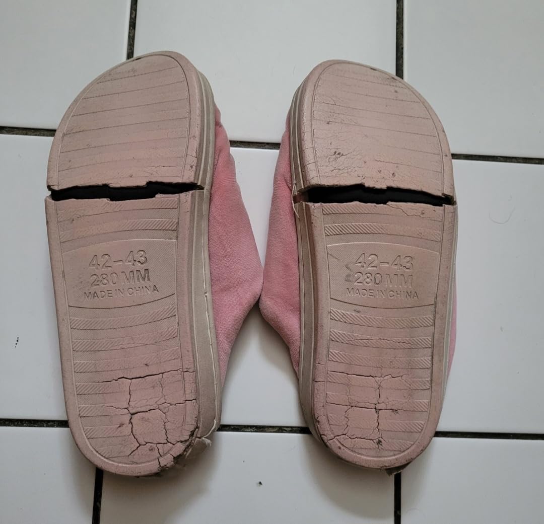 Katara Hausschuhe Katze Weiß Pink Flach Gr. 34/35