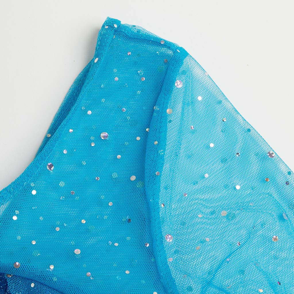 Katara Prinzessin Elsa Kleid Blau Glitzer Kostüm S Damen