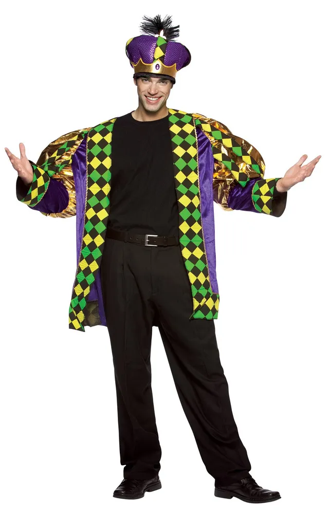Rasta Imposta Mardi Gras King Kostüm König One Size