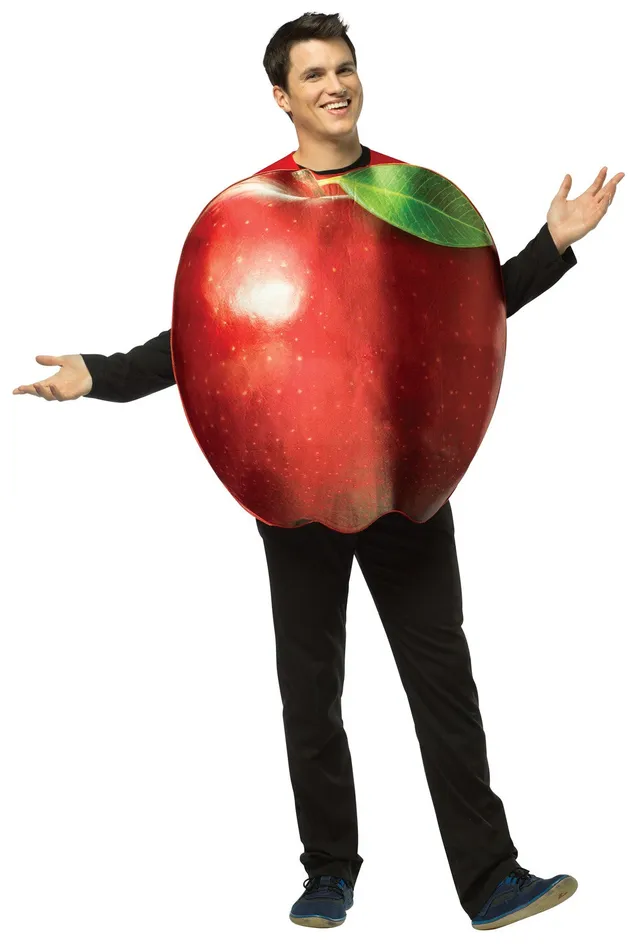 Rasta Imposta Apple Kostüm Erwachsene One Size rot