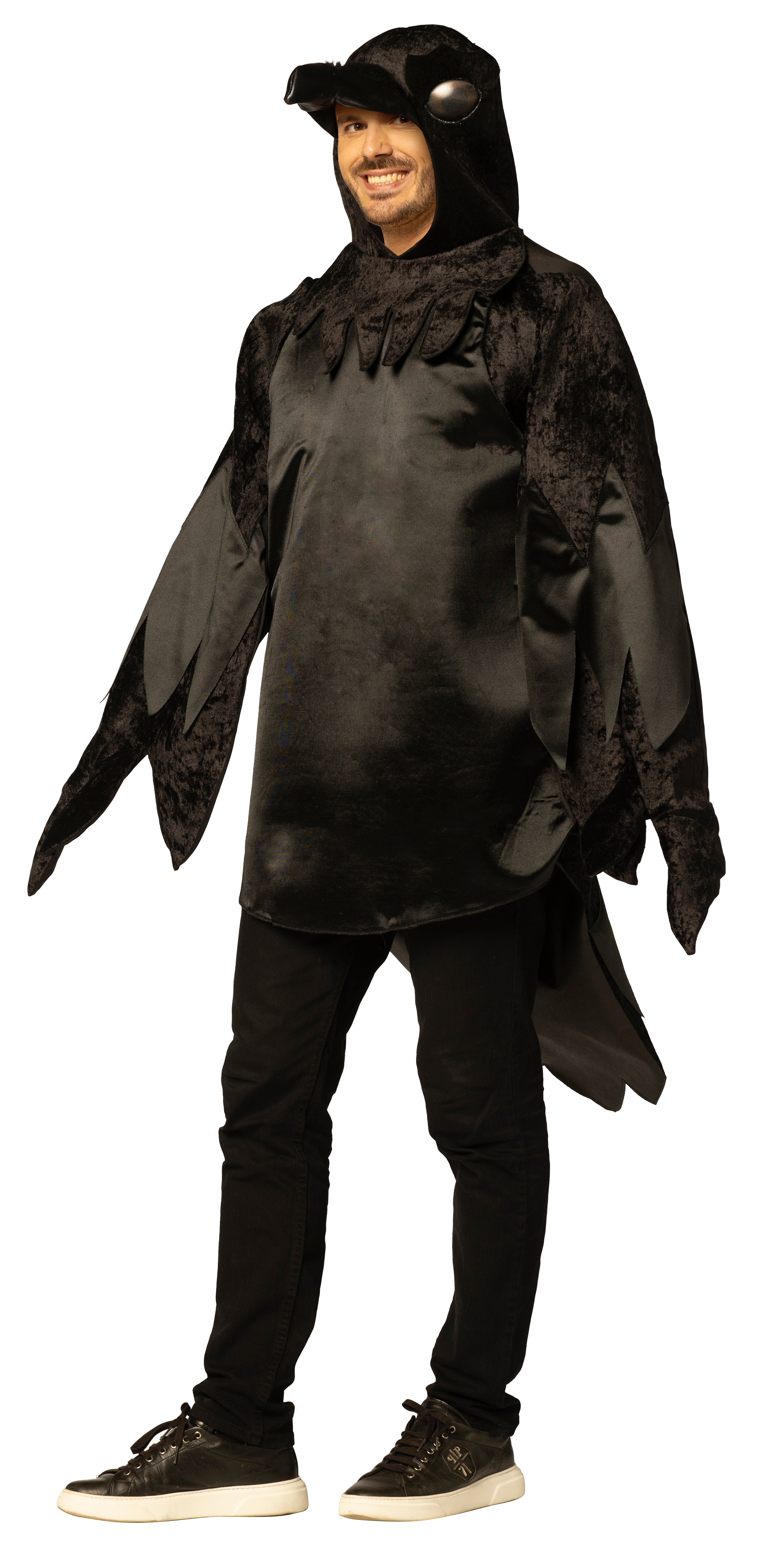 Rasta Imposta Raven Black Bird Kostüm Einheitsgröße schwarz