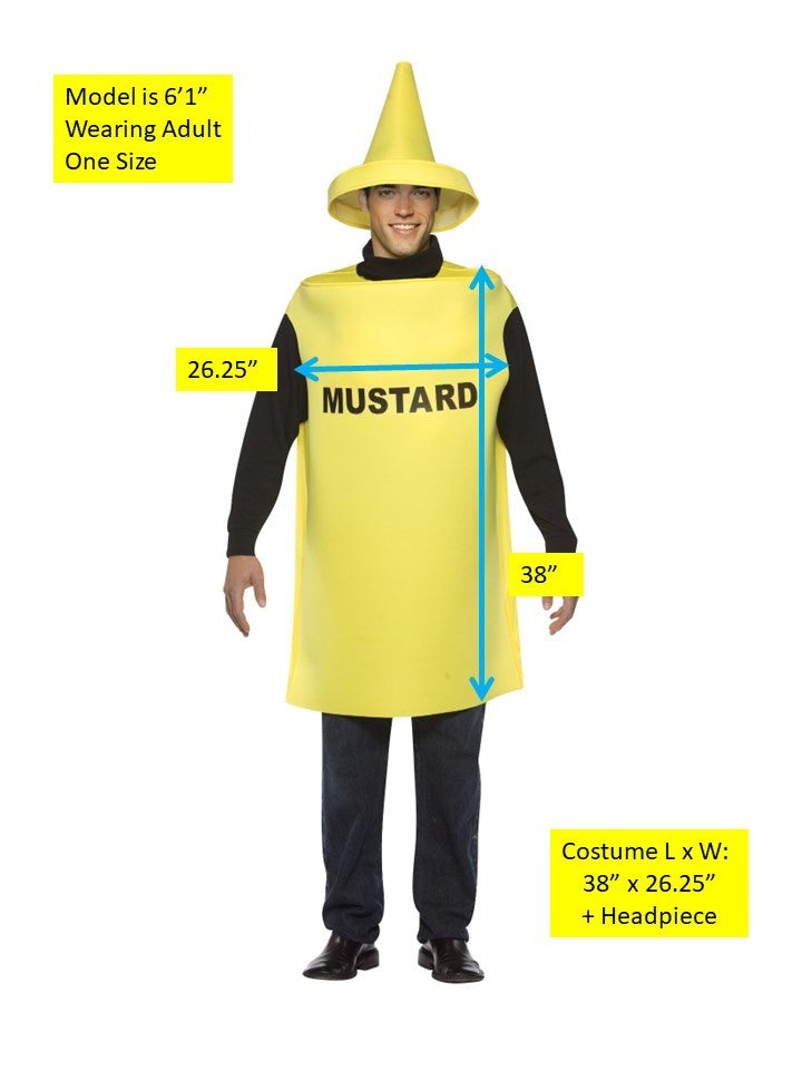 Rasta Imposta Ketchup & Mustard Kostüm One Size 2er-Set