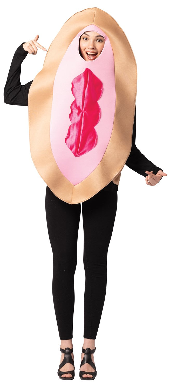 Rasta Imposta Beige Vagina Kostüm beige Einheitsgröße