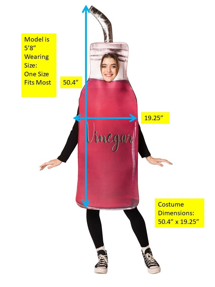 Rasta Imposta Vinegar Flaschenkostüm Einheitsgröße