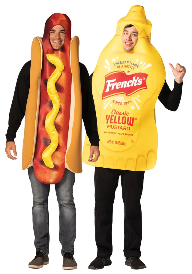 Rasta Imposta Hot Dog & Mustard Paarkostüm Einheitsgröße
