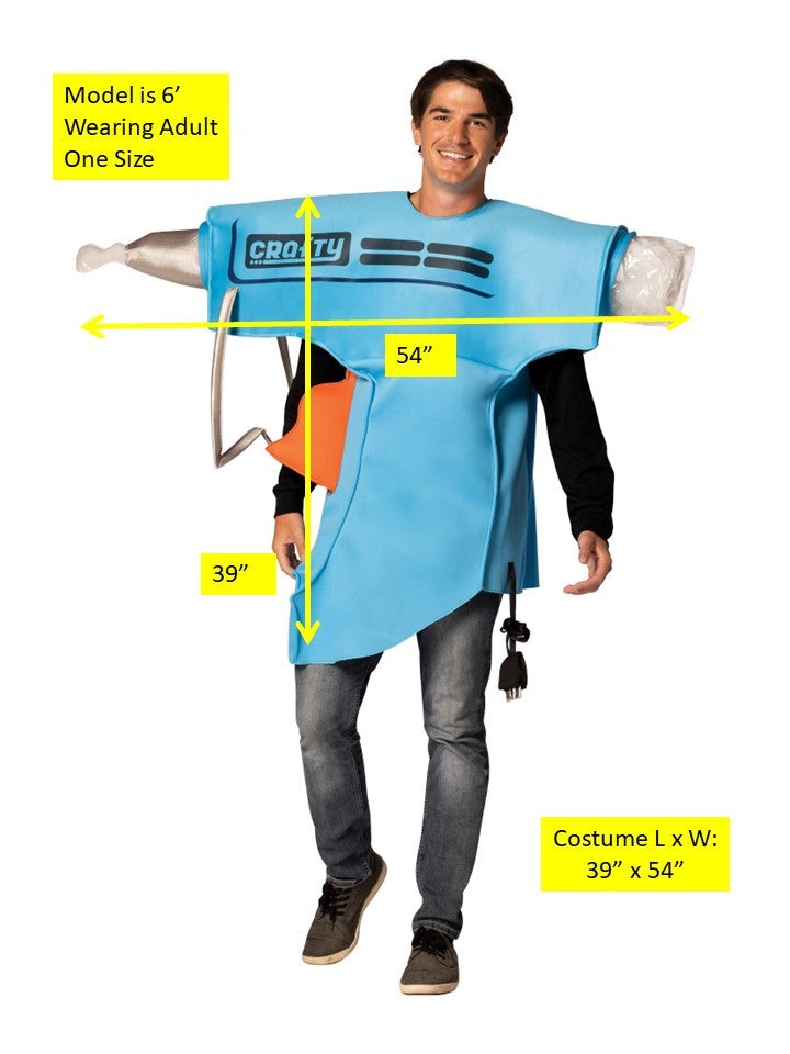 Rasta Imposta Glue Gun Kostüm Einheitsgröße 3D-Details
