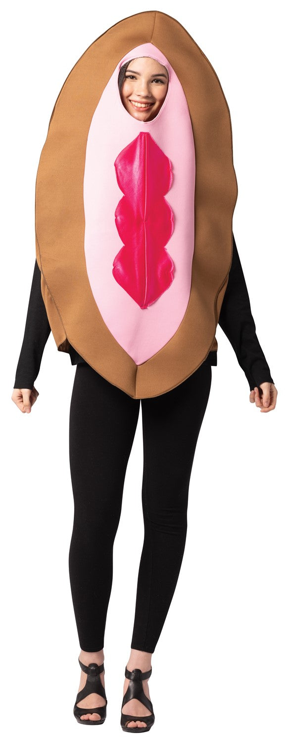 Rasta Imposta Brown Vagina Kostüm Einheitsgröße Braun