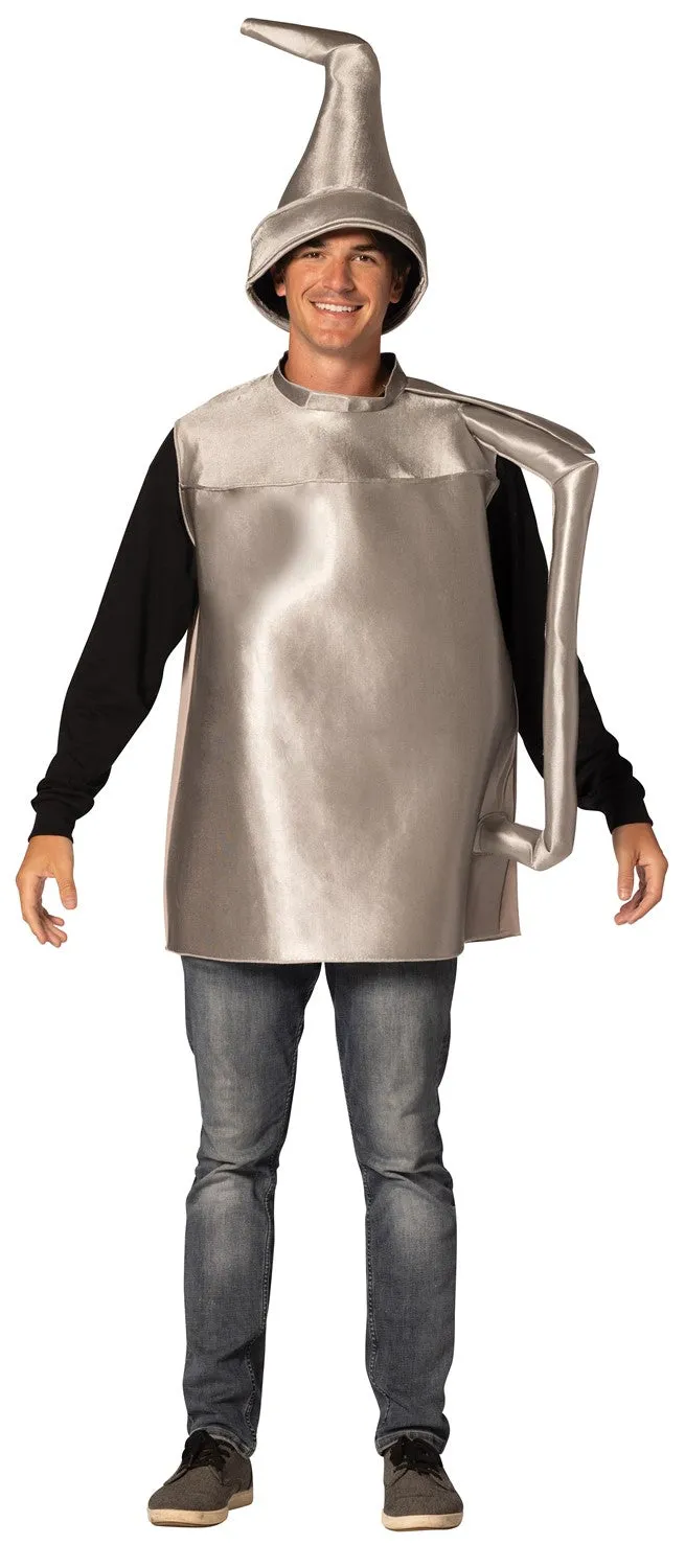 Rasta Imposta Oil Can Tin Man Kostüm Einheitsgröße Silber