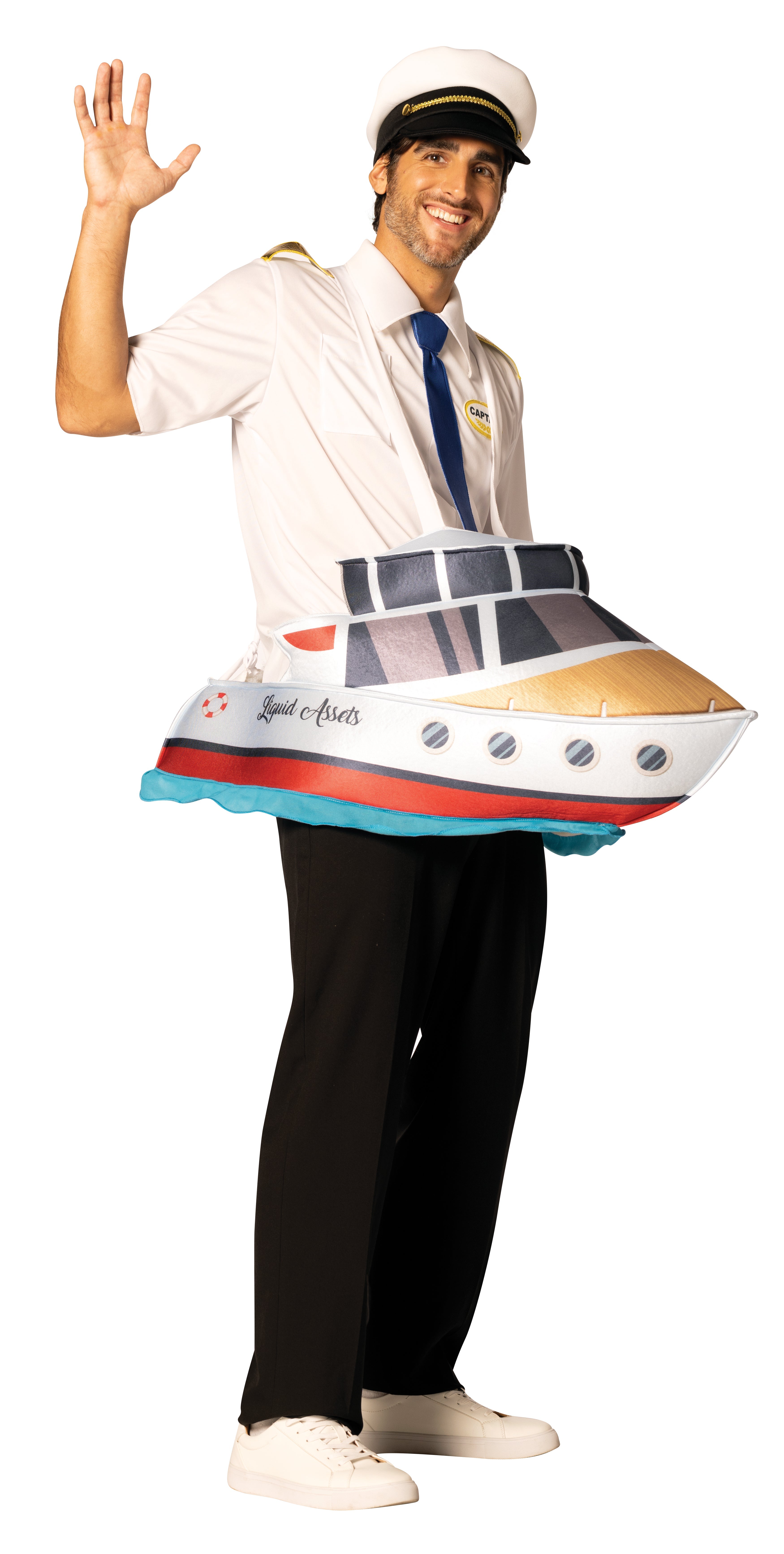 Rasta Imposta Yacht Captain Kostüm Erwachsene mit Mütze
