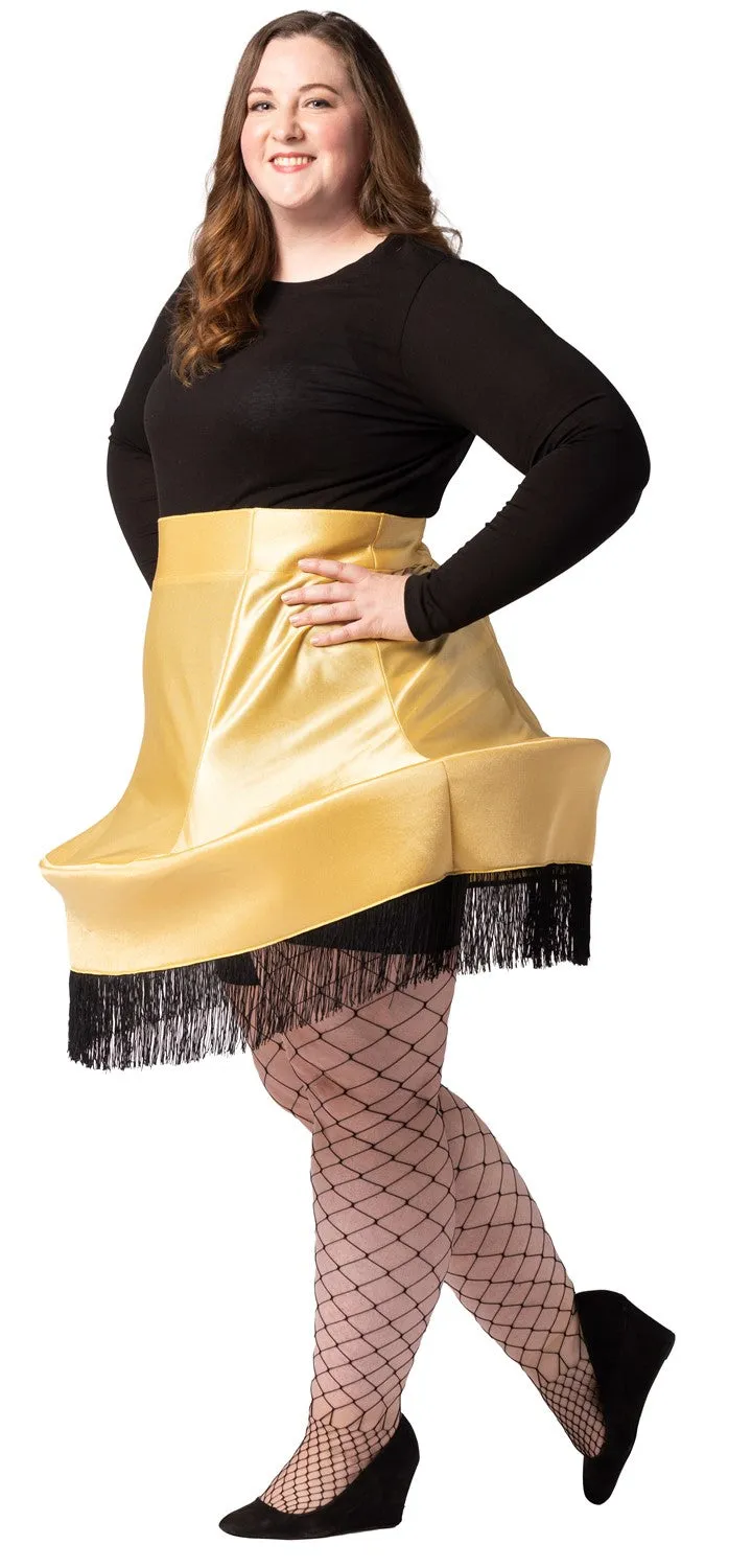 Rasta Imposta Christmas Lamp Skirt Kostüm Damen 14-16 Gold