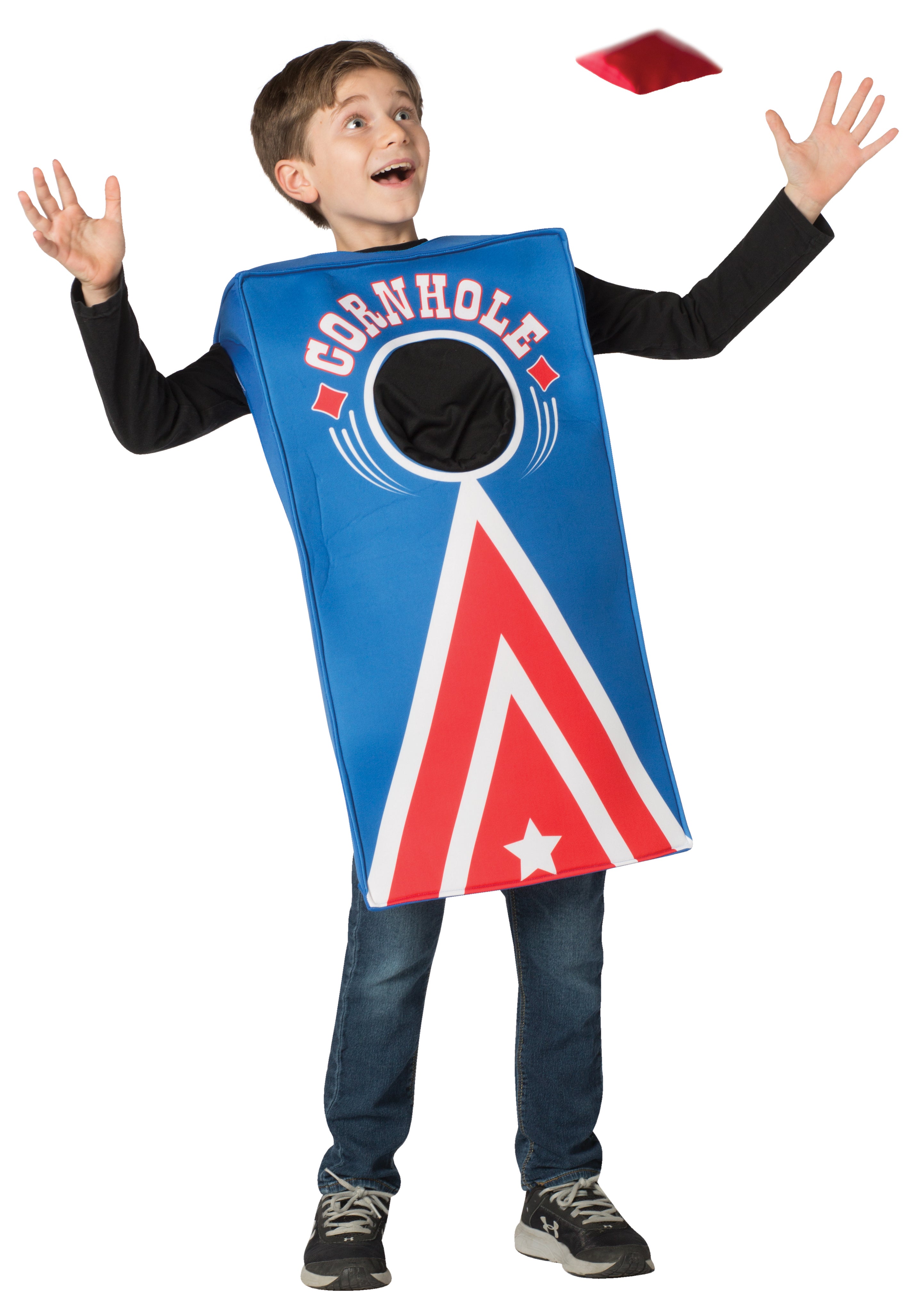 Rasta Imposta Cornhole Kinderkostüm 7-10 Schaum mit Bällen