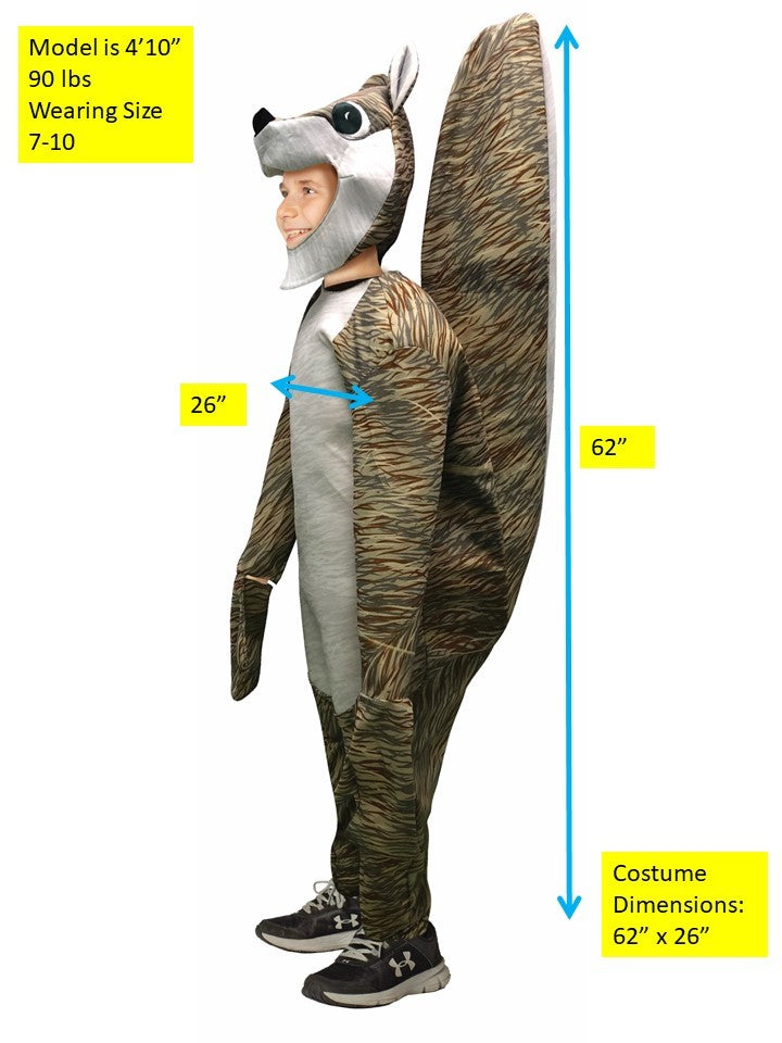 Rasta Imposta Squirrel Kostüm Kinder 7-10
