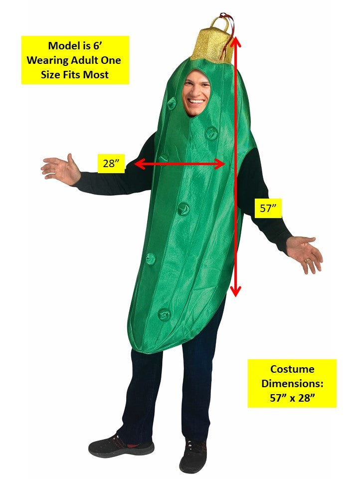 Rasta Imposta Christmas Pickle Kostüm Einheitsgröße Grün