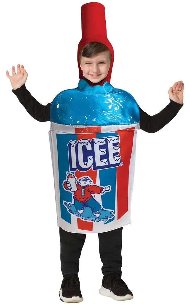 Rasta Imposta ICEE Blue Becher Tunika Kostüm Kinder 3-6