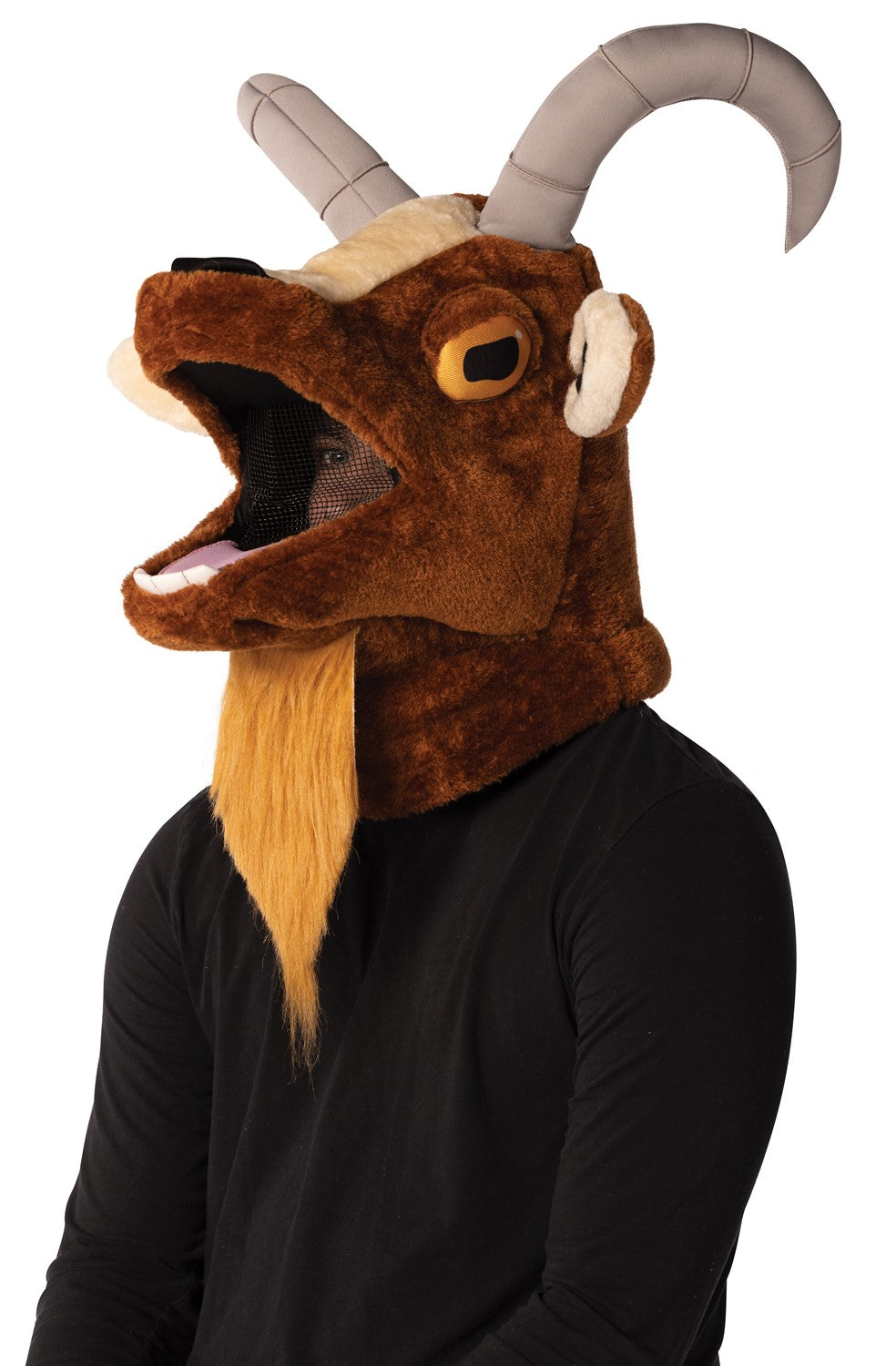Rasta Imposta Goat Mascot Head Kostüm Kopf One Size