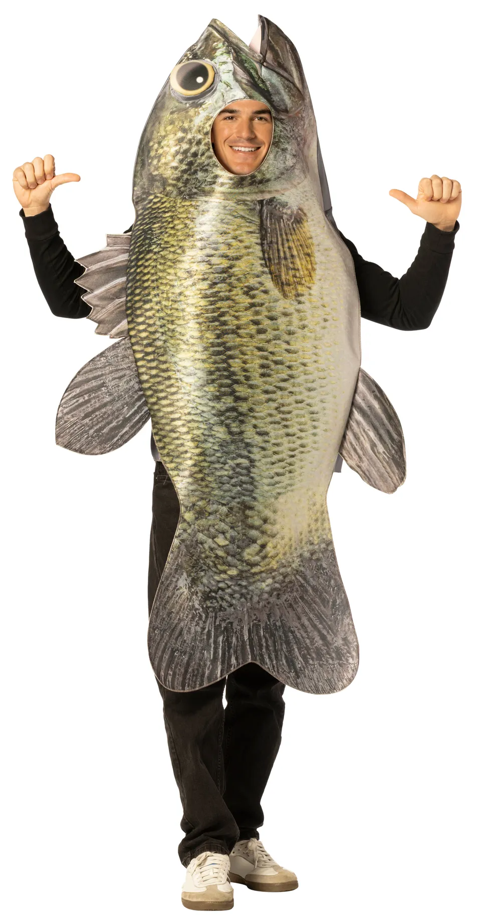 Rasta Imposta Sea Bass Fisch Kostüm Einheitsgröße Fotoprint