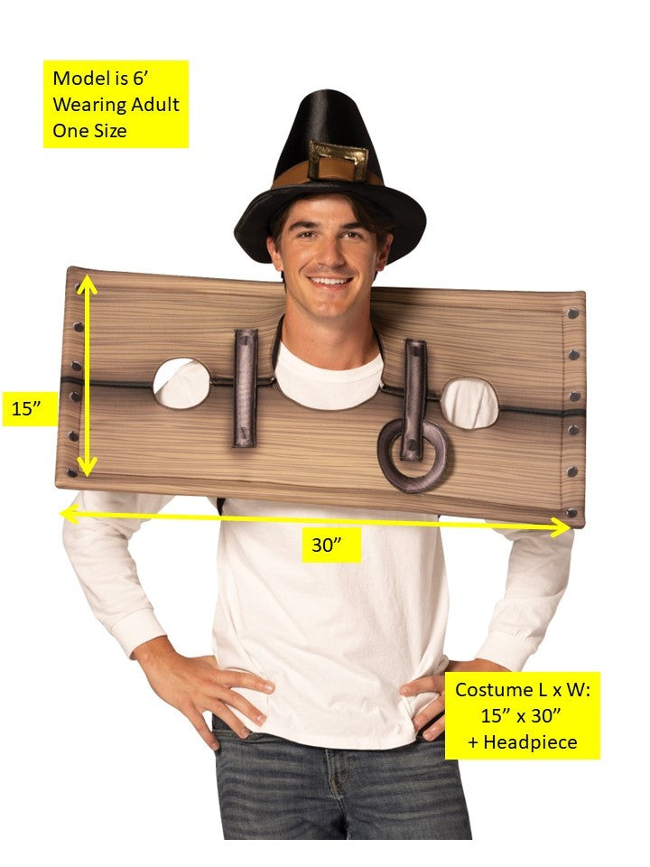 Rasta Imposta Pilgrim Stockade Kostüm mit Hut One Size