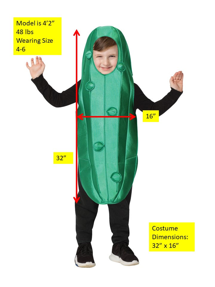 Rasta Imposta Ultimate Pickle Kinderkostüm Gurke 4-6 Satin