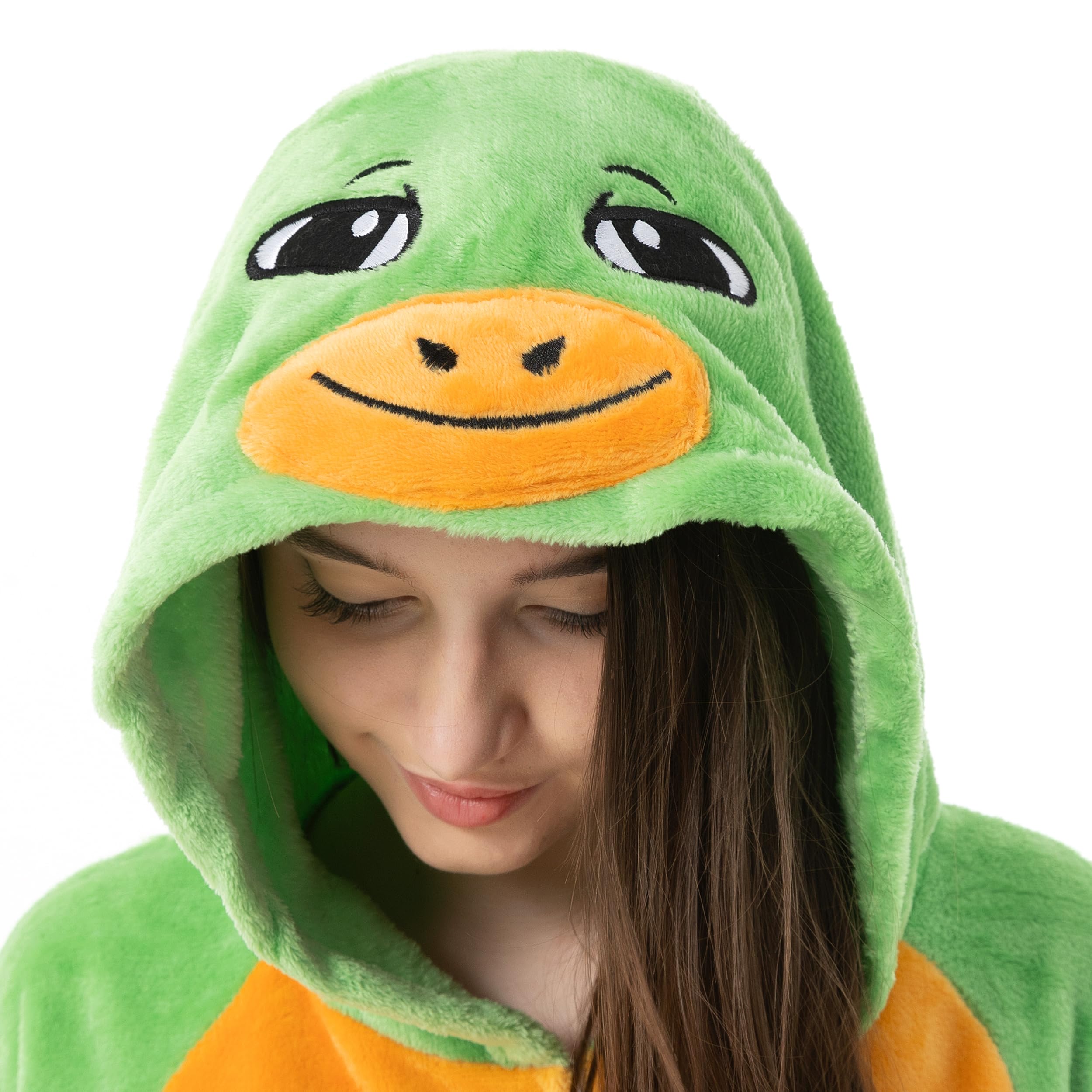 Katara 1744 Schildkröte Grün Onesie Kostüm S Fleece