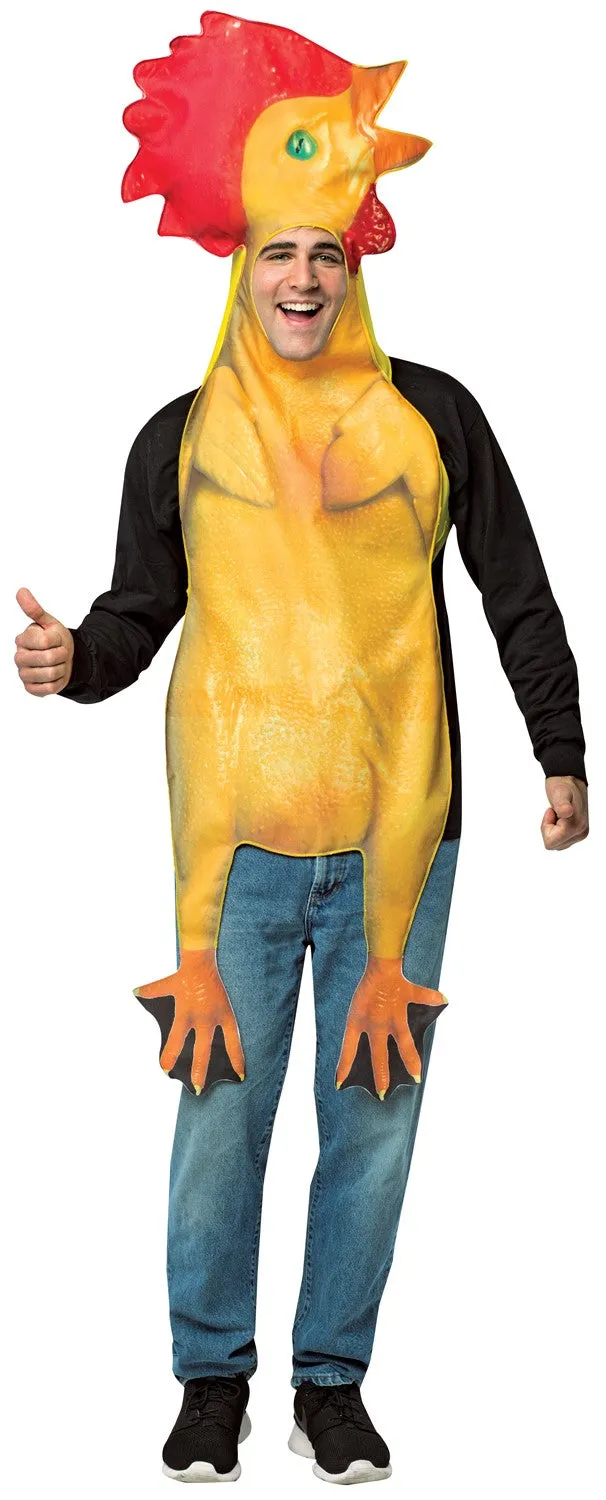 Rasta Imposta Chicken Kostüm Einheitsgröße Kapuze