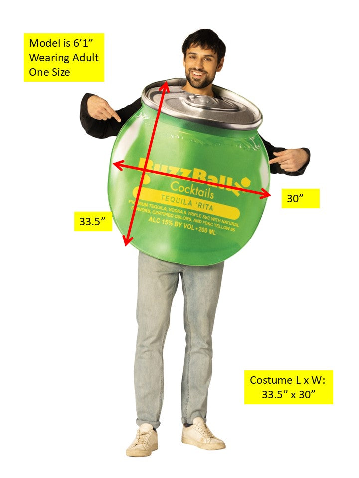 Rasta Imposta BuzzBallz Tequila Rita Kostüm Einheitsgröße