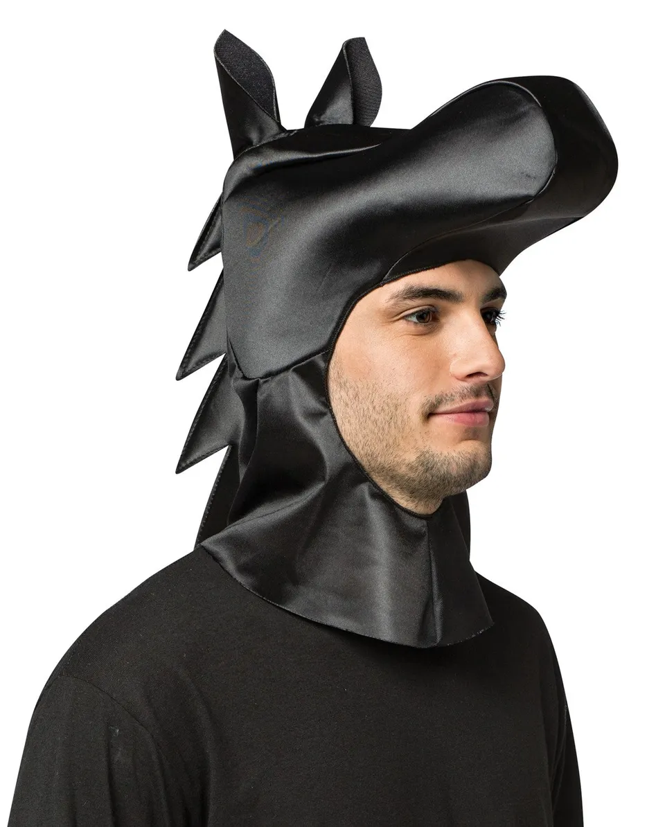 Rasta Imposta Knight Chess Kopfteil Maske Einheitsgröße schwarz