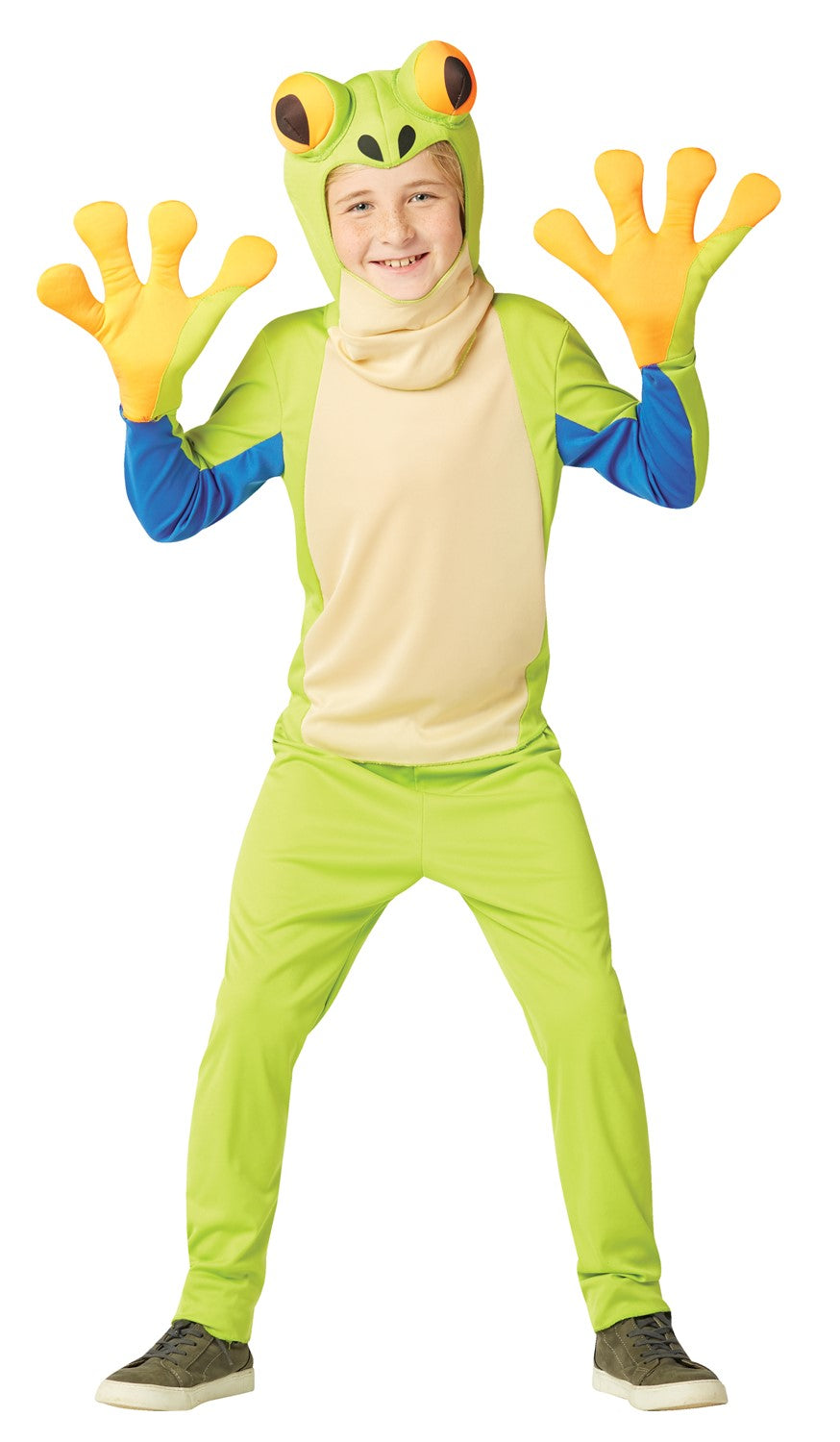Rasta Imposta Tree Frog Kostüm Kinder Frosch 7-10 Grün