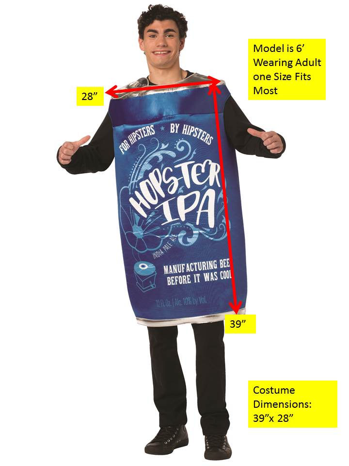 Rasta Imposta Craft Beer Halloween Erwachsenenkostüm One Size Polyester