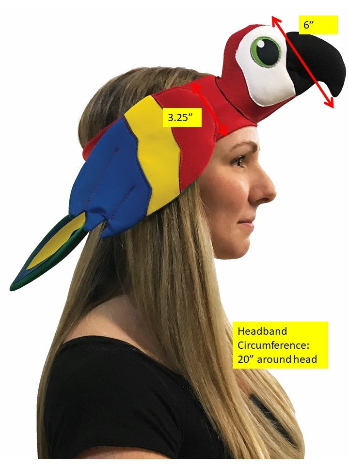 Rasta Imposta Parrot Stirnband Papagei Erwachsene One Size