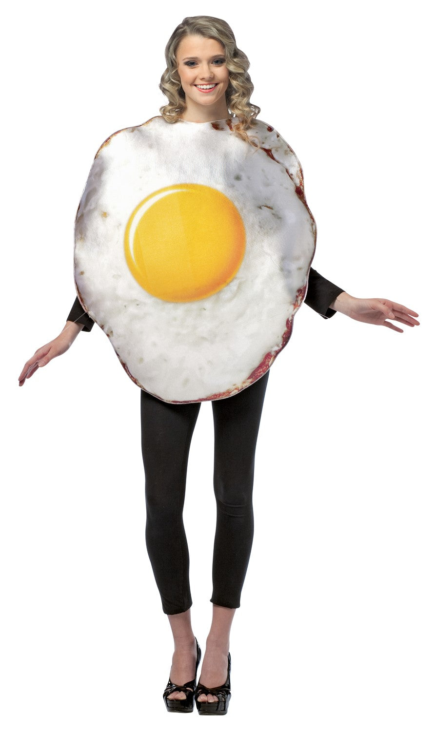 Rasta Imposta Fried Egg Kostüm One Size Spiegelei