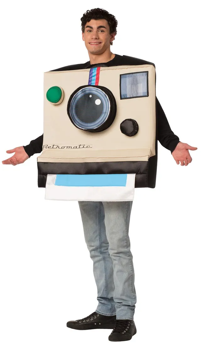 Rasta Imposta Vintage Instant Camera Kostüm Foto One Size