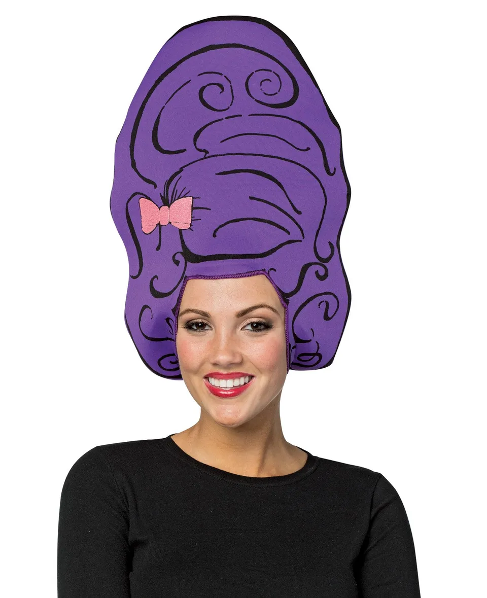 Rasta Imposta Purple Beehive Cartoon Wig Perücke lila Einheitsgröße