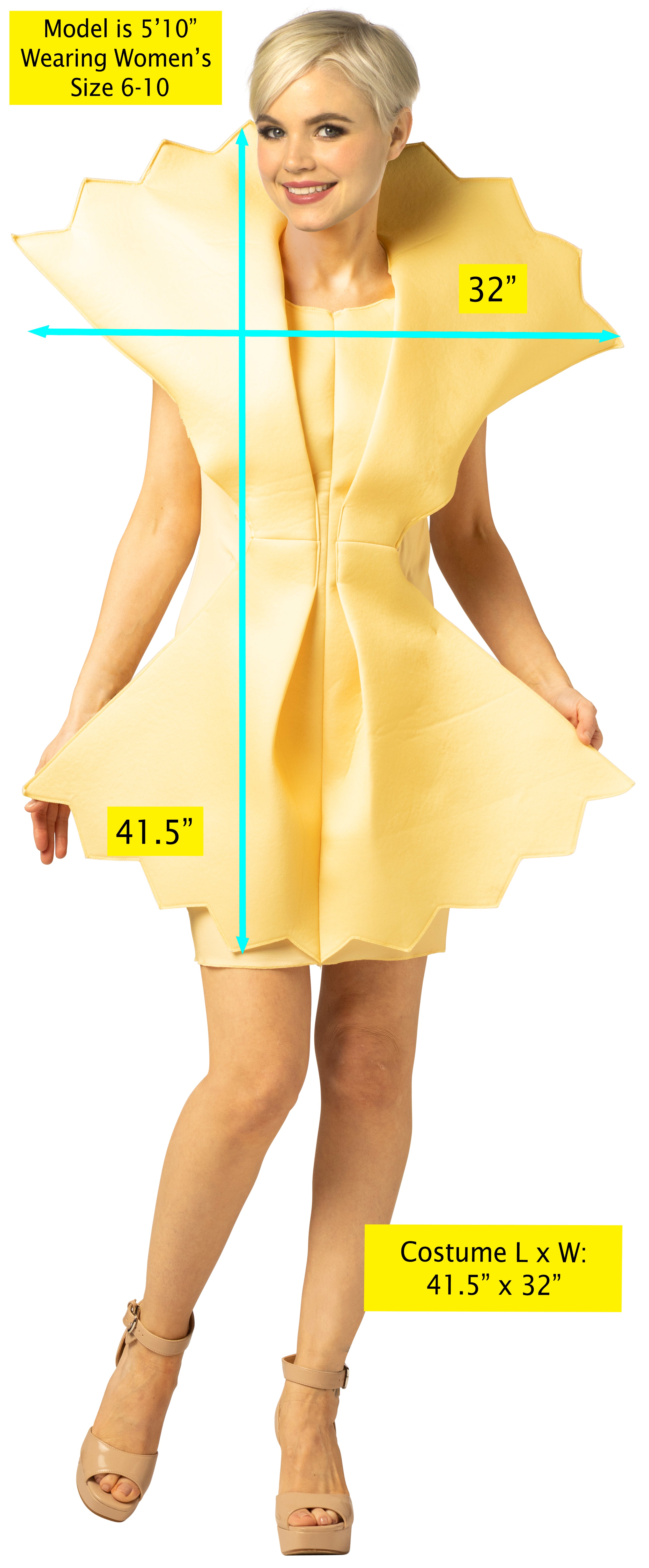 Rasta Imposta Bow Tie Pasta Dress Kostüm Damen Gr. 6-10