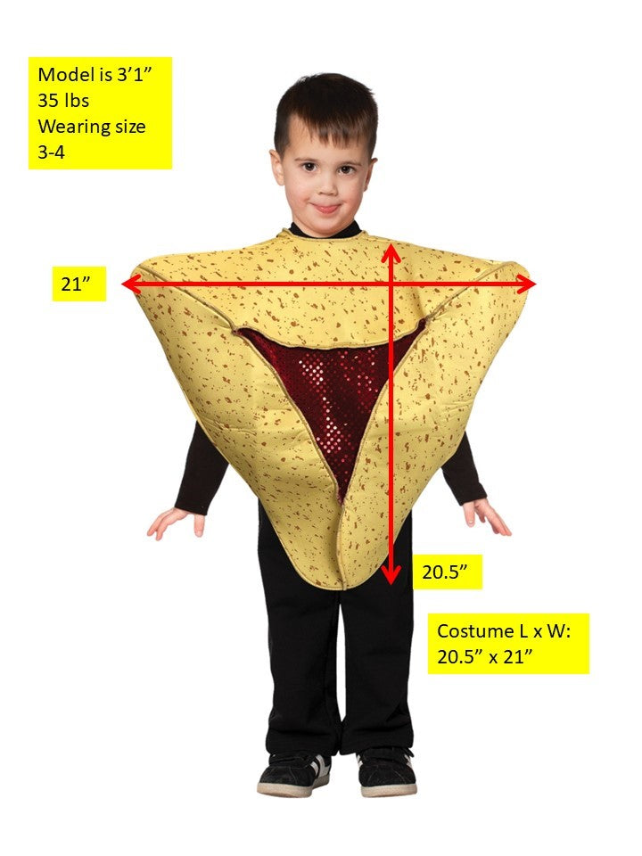 Rasta Imposta Hamantaschen Cookie Kinderkostüm 3-4 Purim