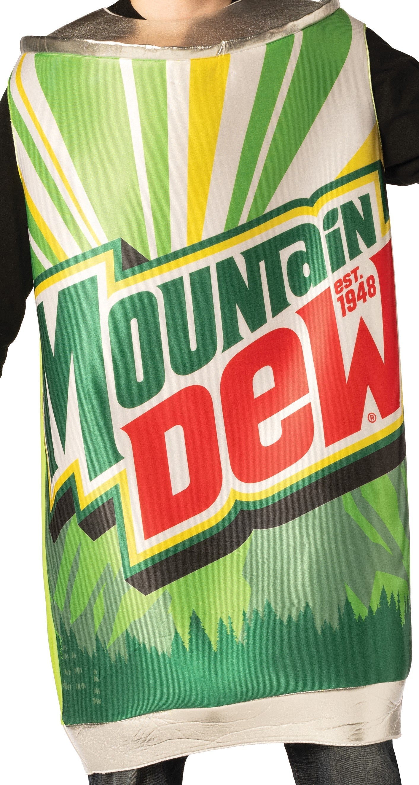 Rasta Imposta Mountain Dew Can Kostüm Einheitsgröße Soda