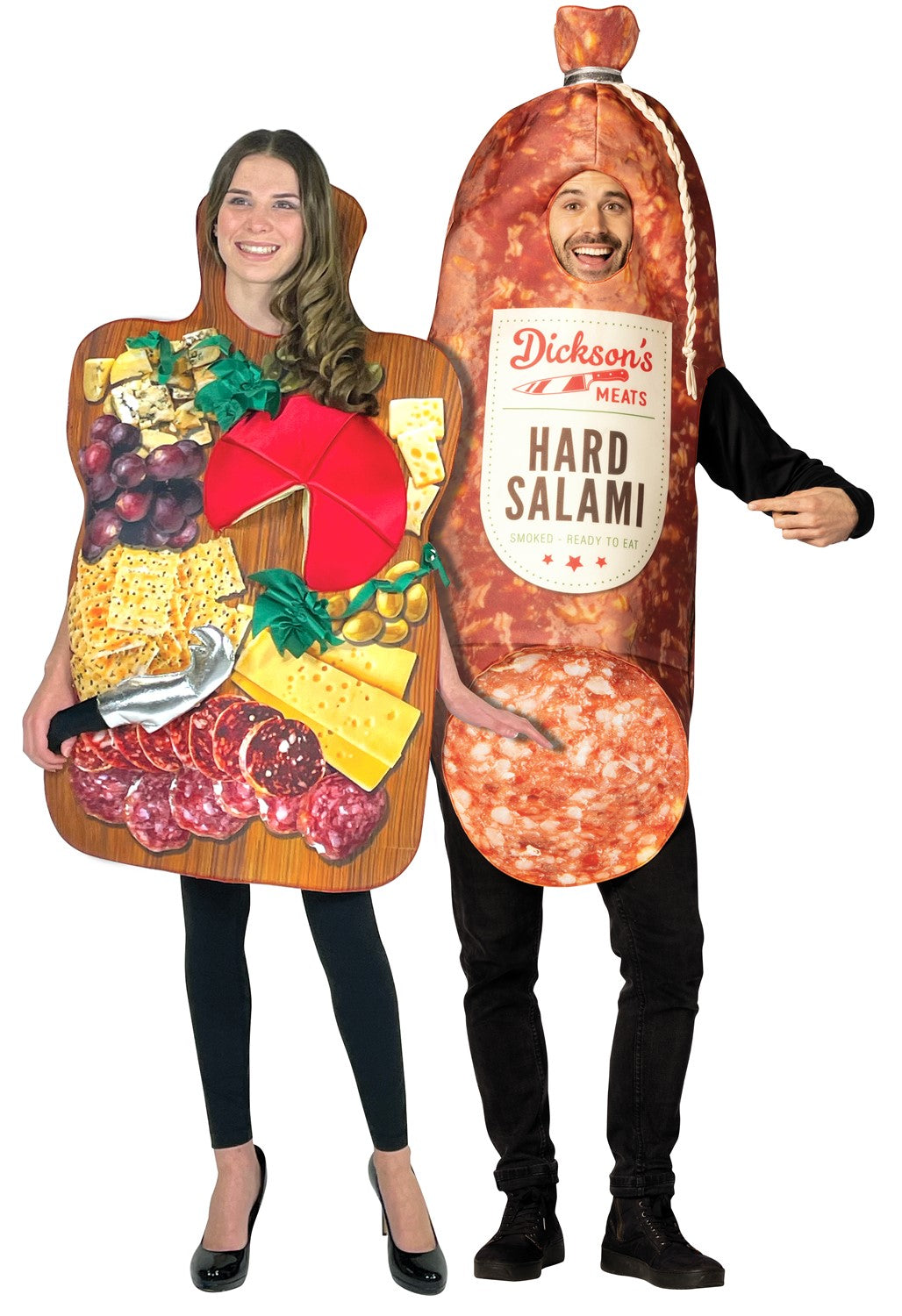 Rasta Imposta Charcuterie Salami Paar Kostüm One Size Brett